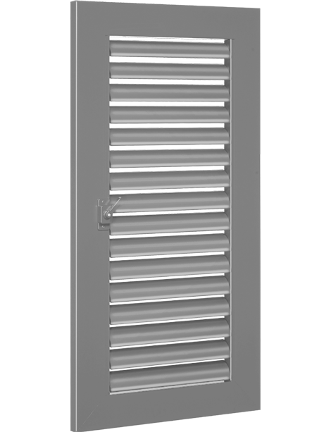 Volet battant aluminium modèle SUN R75V